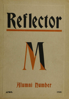 Middletown Township High School Reflector April, 1920