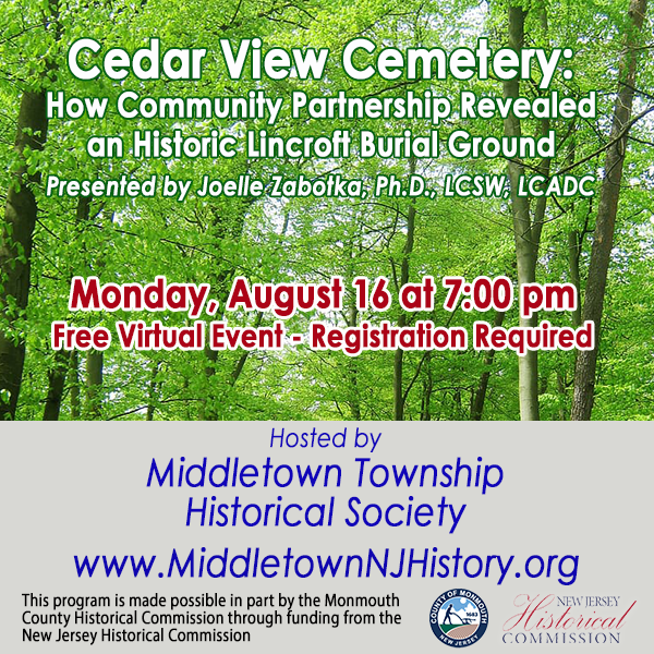Events Middletown Township Historical Society Middletown Township Historical Society