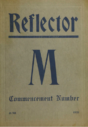 Middletown Township High School Reflector June, 1921