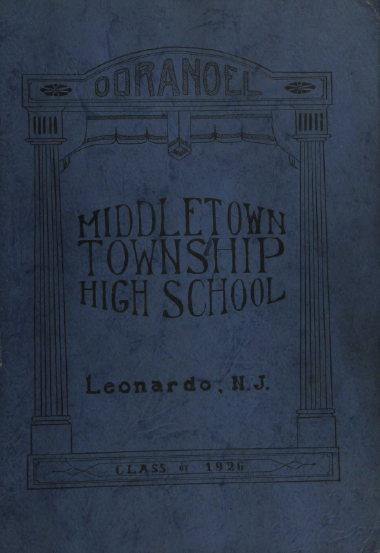 Middletown Township High School Odranoel 1926